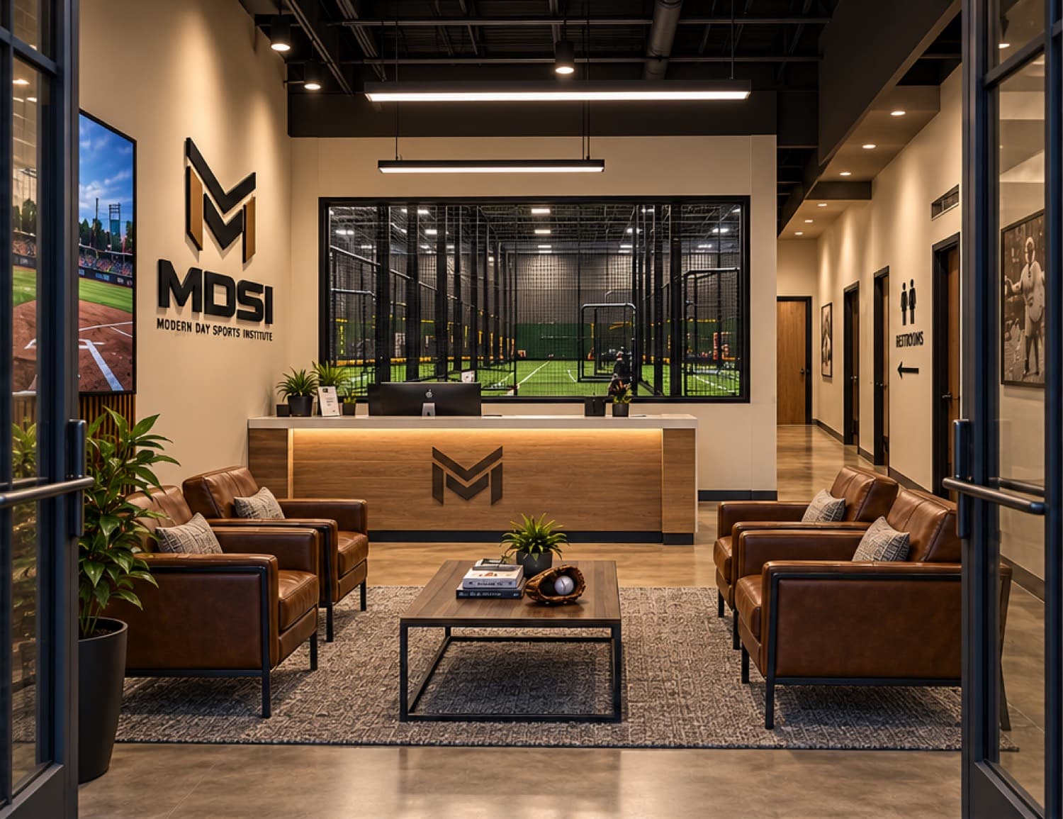 Concept rendering of the MDSI check-in and parent waiting room