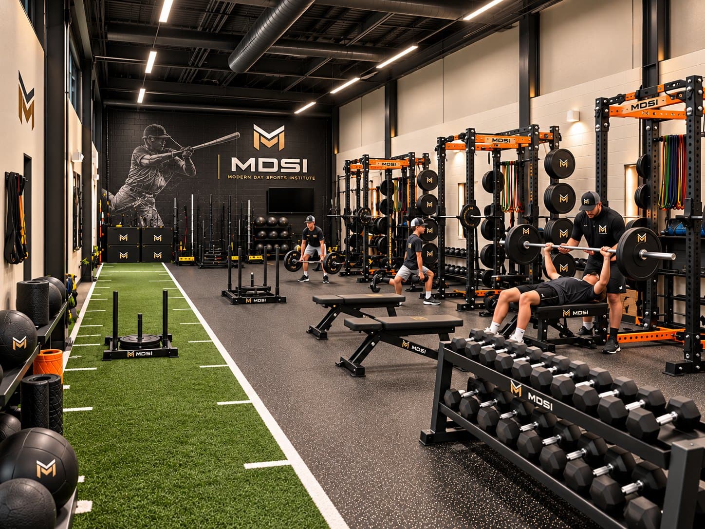 Concept rendering of the MDSI weight and strength room